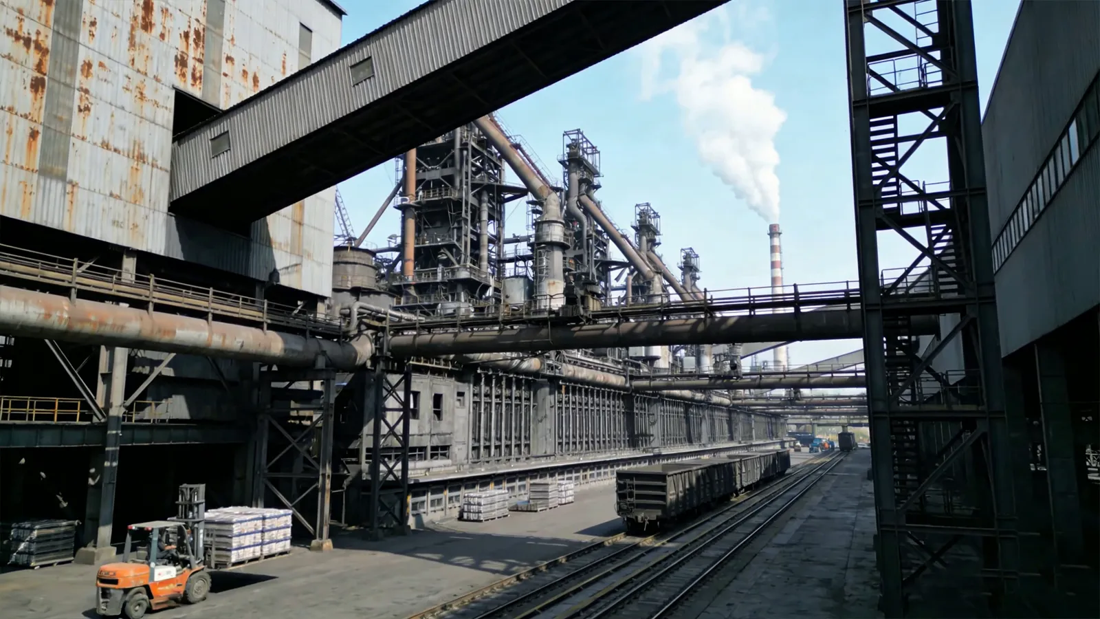 Zone industrielle de l'usine
