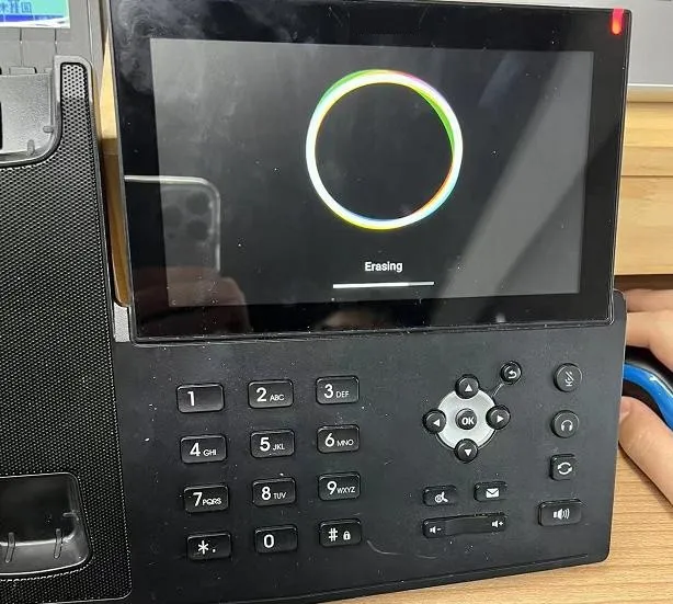 Réinitialisation en cours sur téléphone Android