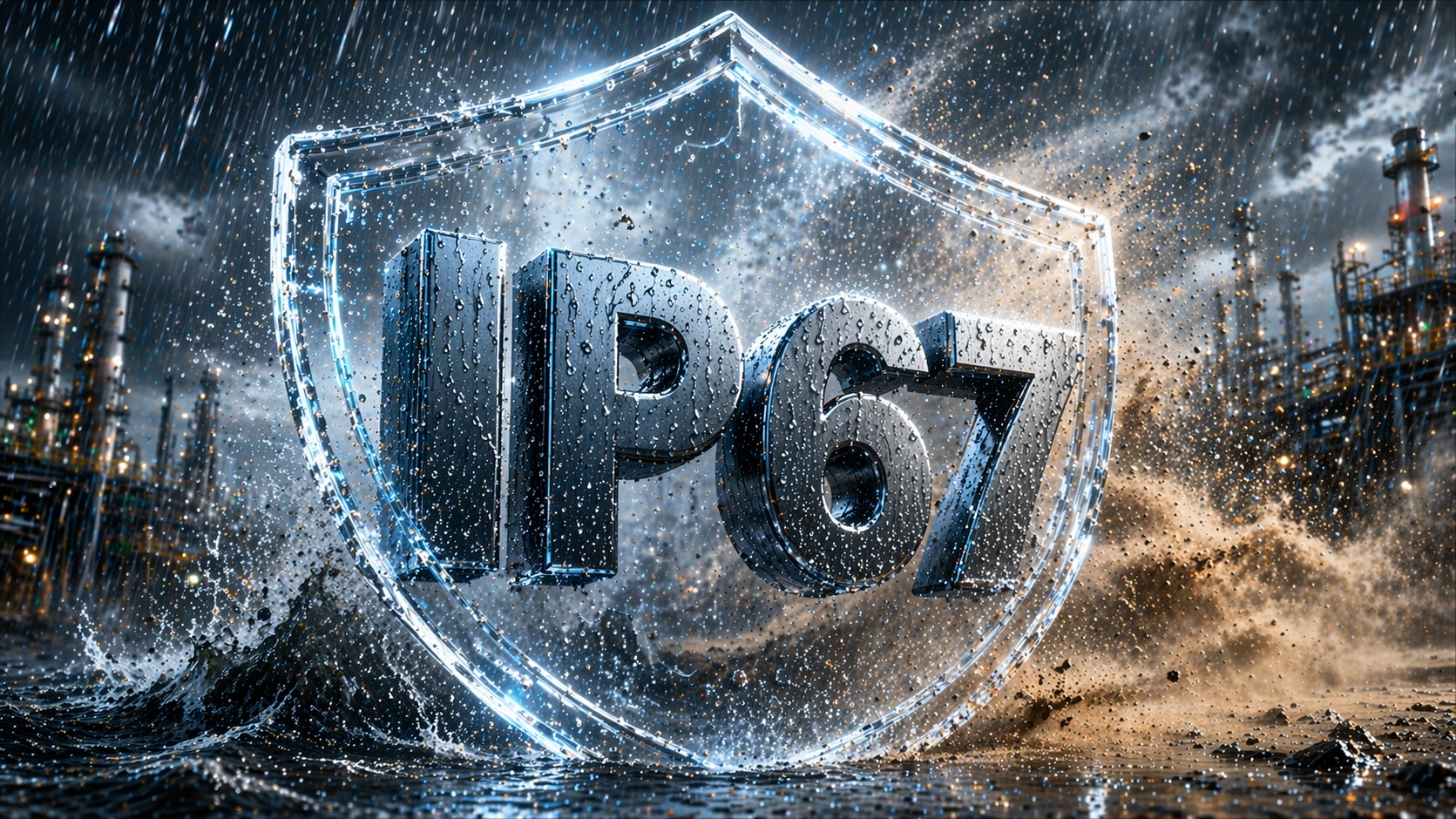 Enceinte électrique scellée soumise à des tests de protection par immersion temporaire conformes aux exigences de l'IP67