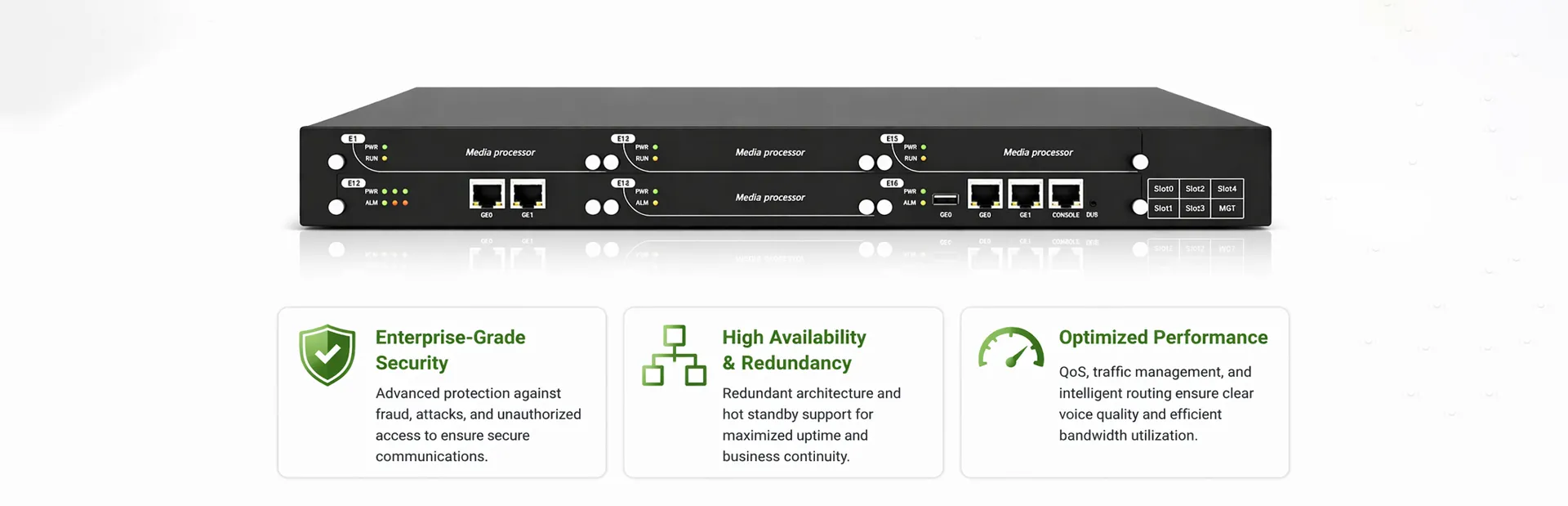 Becke SBC3000 – Redondance, sécurité, chiffrement, traversée NAT et optimisation QoS
