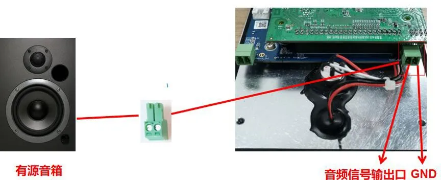 Connexion du Bi12 à un haut-parleur amplifié