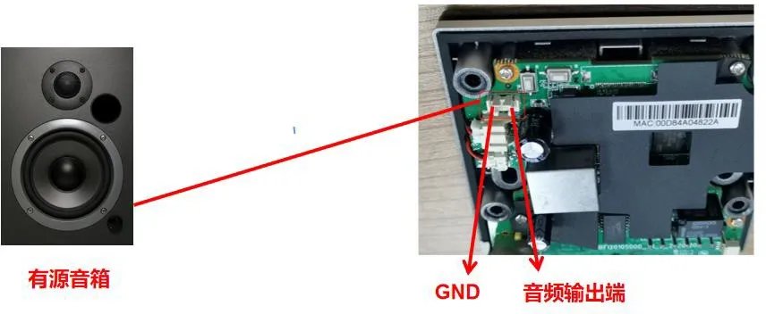 Connexion de l'i10SV à un haut-parleur amplifié