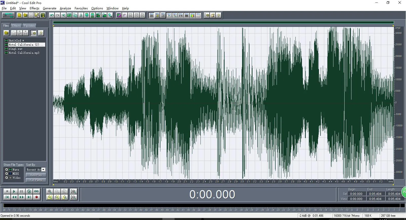 Confirmer l'audio édité