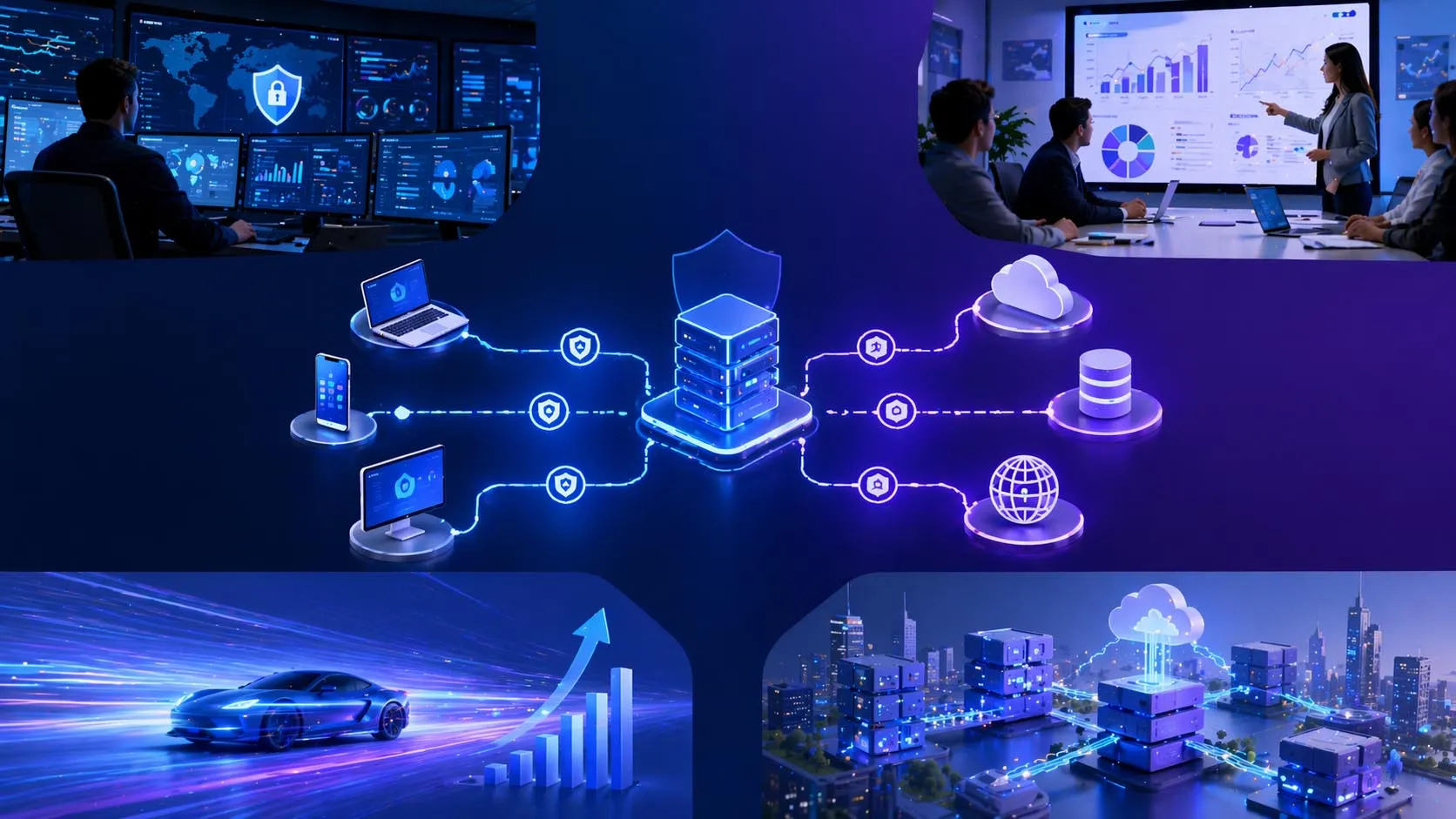 Applications de serveurs proxy dans le contrôle de navigation d’entreprise, les applications web via proxy inverse, la mise en cache et l’accès sécurisé dans les environnements cloud et multisites
