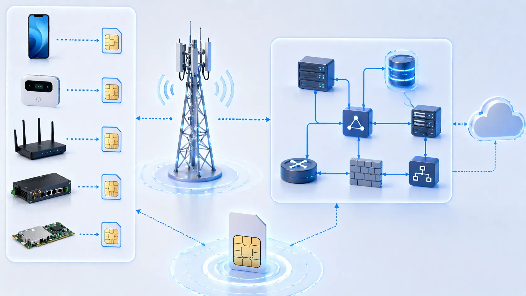 Position de la carte SIM dans l’architecture mobile : appareil, accès radio et systèmes d’authentification cœur