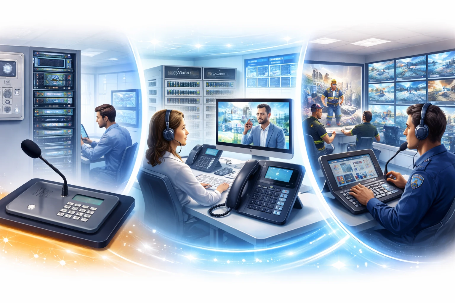 Duplex intégral appliqué aux scénarios VoIP, interphonie SIP, répartition et communication d'urgence Duplex intégral appliqué aux scénarios VoIP, interphonie SIP, répartition et communication d'urgence