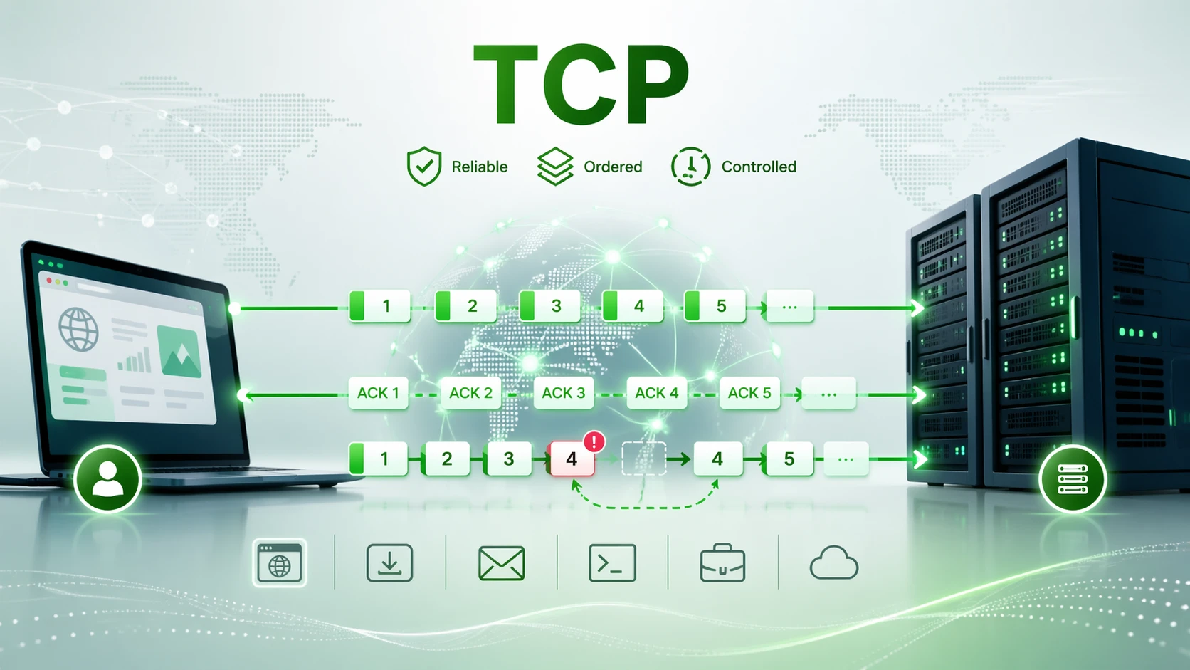 Qu'est-ce que le protocole TCP ? Utilisations, fonctionnement et applications