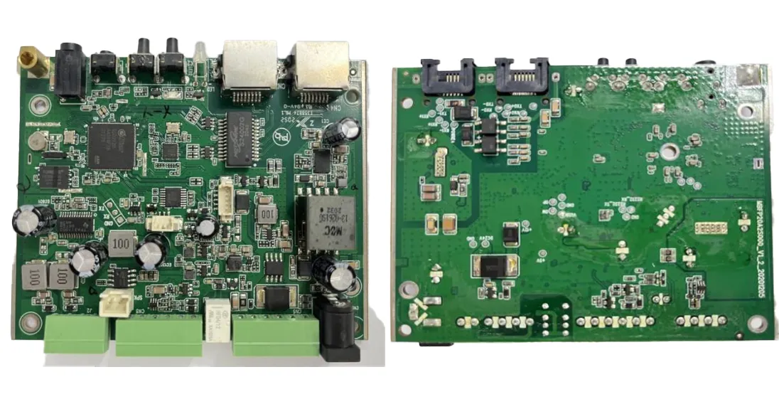 Front and rear appearance of the MB02S SIP audio and video intercom core board