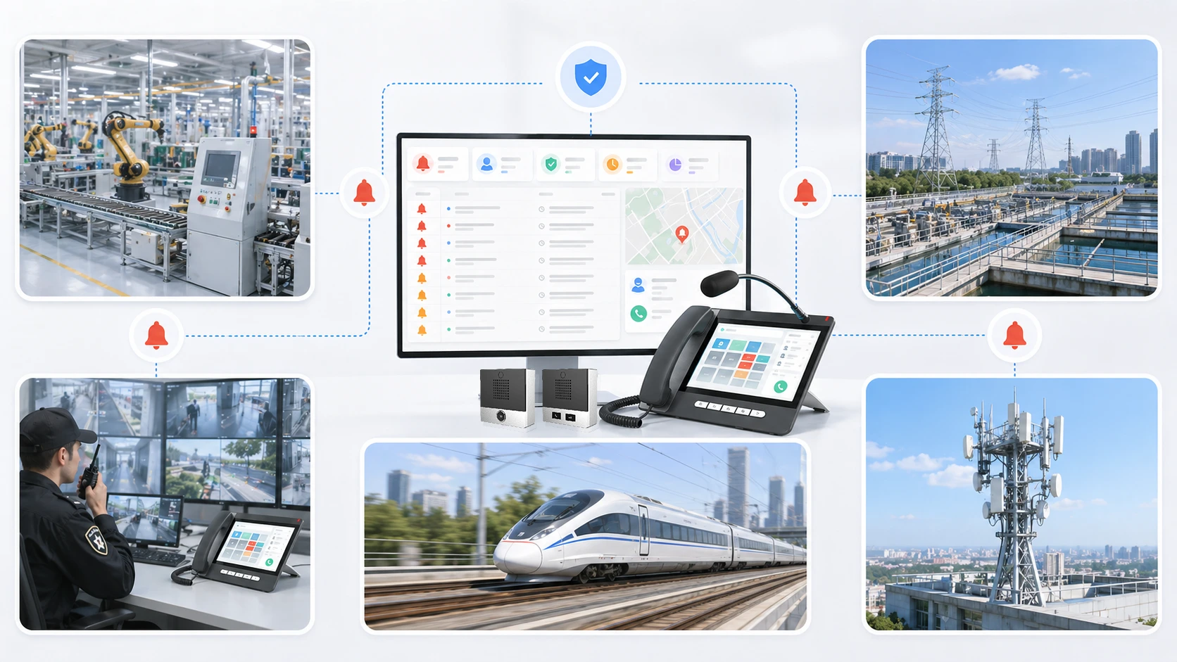 Applications de l’accusé de réception d’alarme : industrie, sécurité, transport et communication