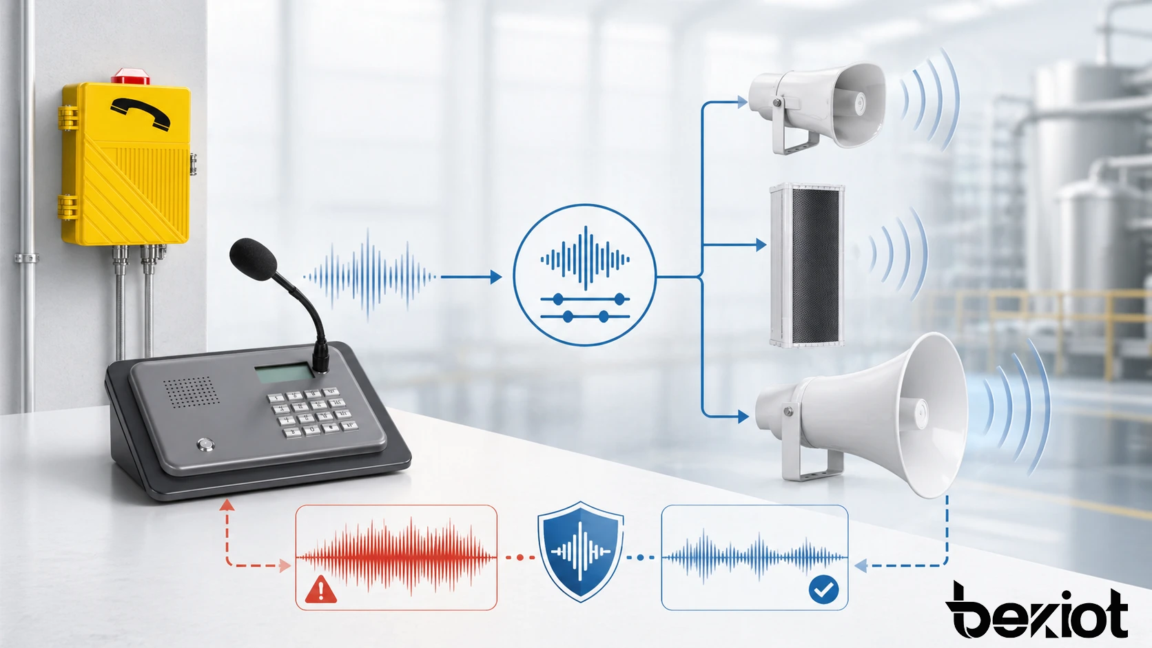 Dans quels scénarios typiques la suppression du larsen est-elle appliquée ?
