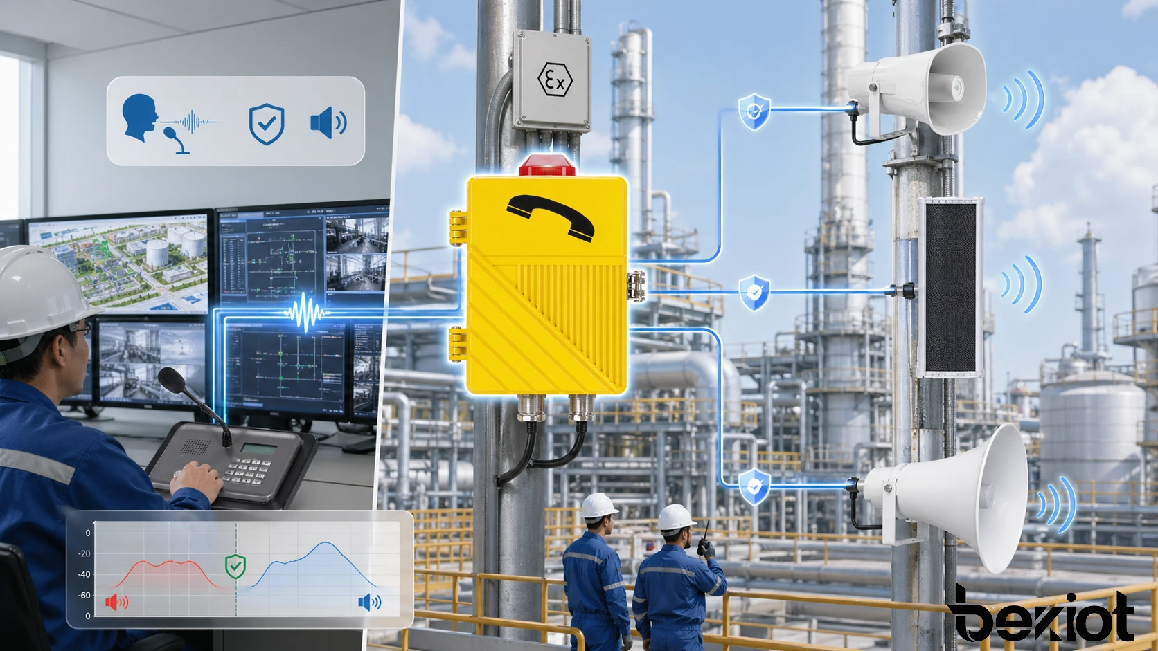 Suppression du larsen utilisée dans les interphones SIP, la sonorisation, le paging industriel, le dispatching en salle de contrôle et les points d’assistance d’urgence