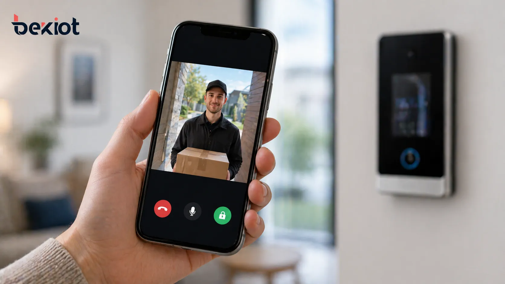 Accès et contrôle à distance via une application smartphone