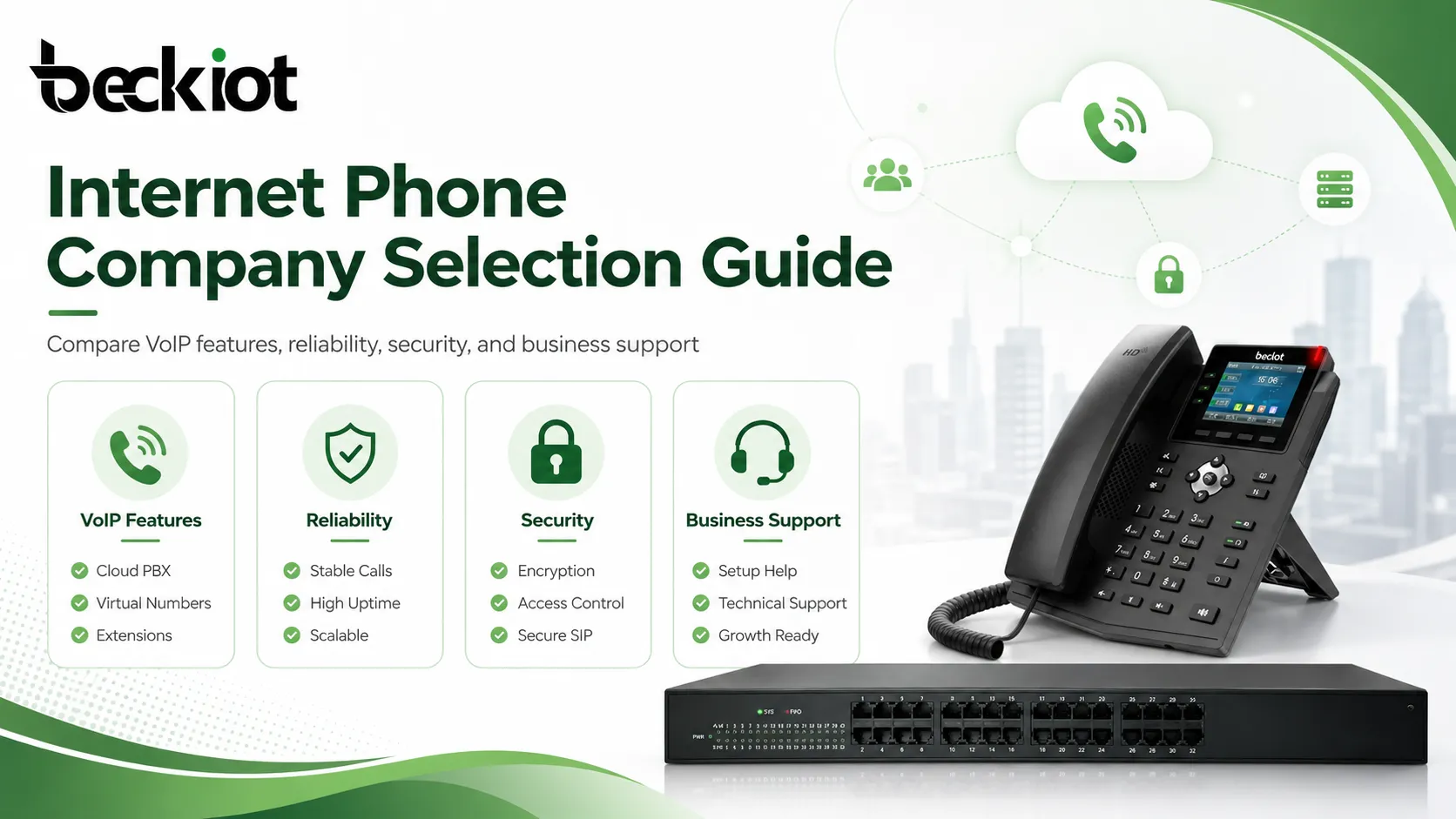 Guide de choix du fournisseur de téléphonie Internet : comparer fonctionnalités VoIP, fiabilité, sécurité et support professionnel