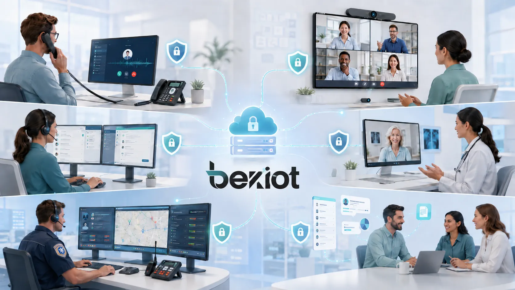 Applications de SRTP dans les appels VoIP sécurisés, la visioconférence WebRTC, les centres de contact, la télémédecine, les communications d’urgence et les communications d’entreprise