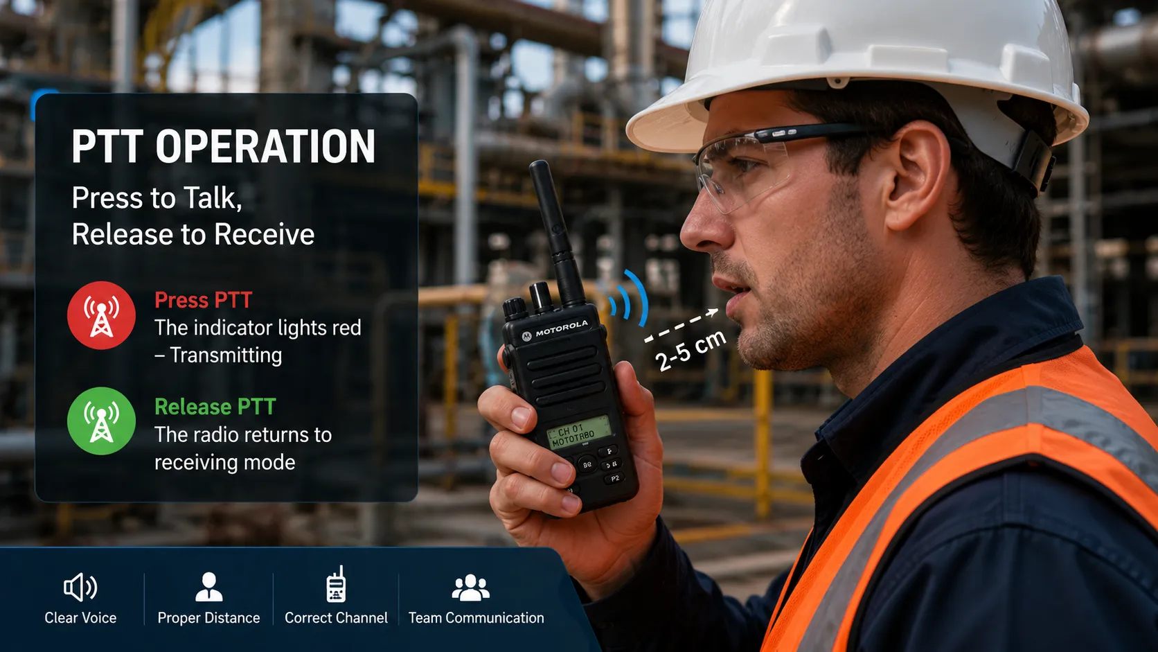 Guide d’utilisation des radios bidirectionnelles sans fil : PTT, réglage des canaux, maintenance et solutions de communication industrielle