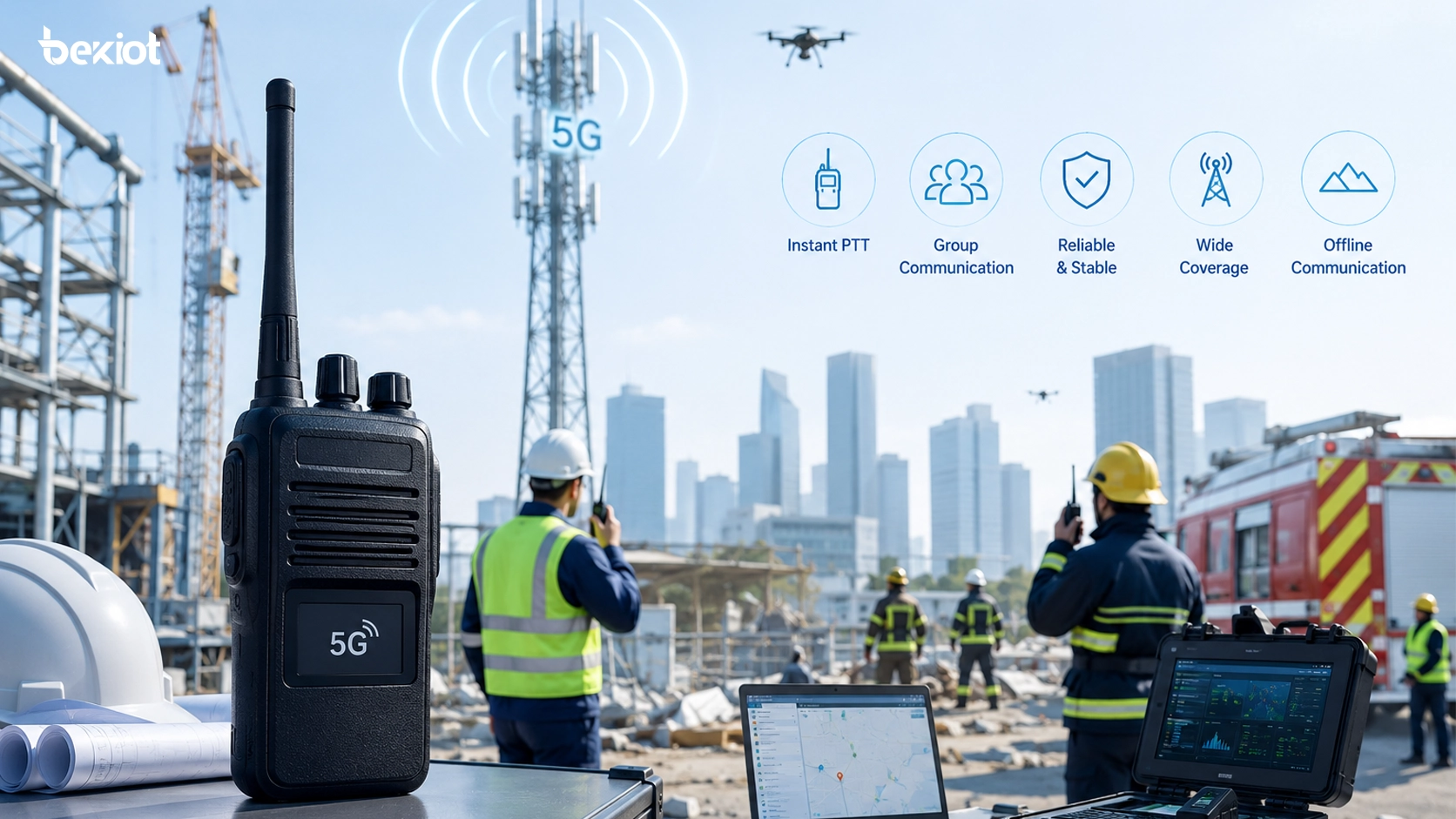 Pourquoi les talkies-walkies restent importants à l’ère de la 5G