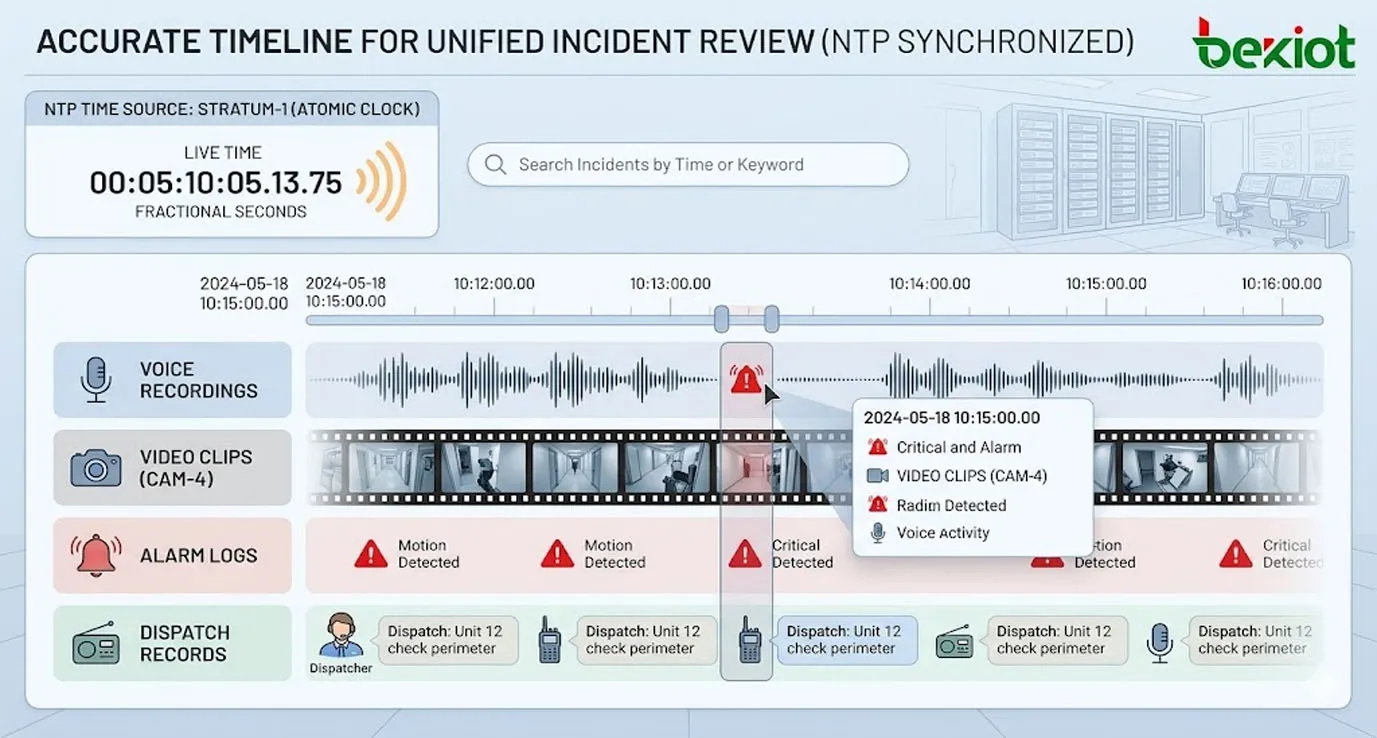 Pourquoi la synchronisation temporelle (synchronisation NTP) est-elle nécessaire dans les systèmes de communication?