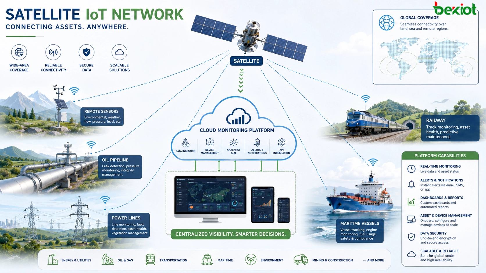 Quels sont les avantages de l’IoT satellitaire ?