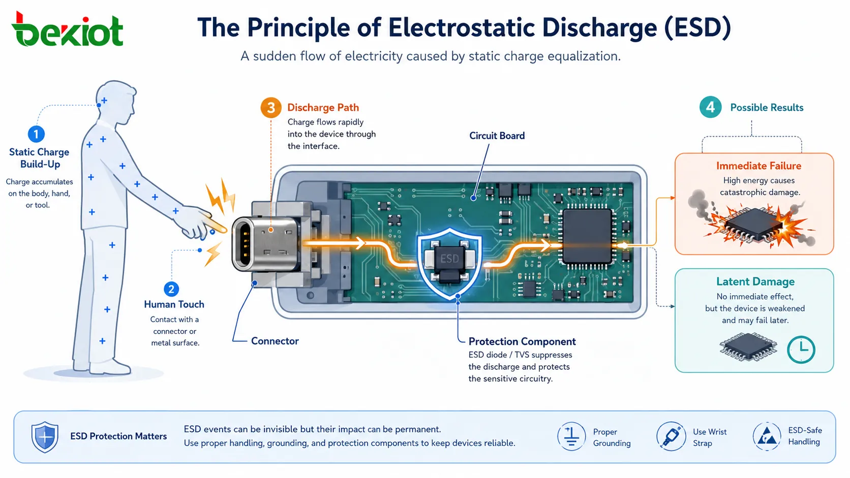 Qu’est-ce que la décharge électrostatique (ESD) ?