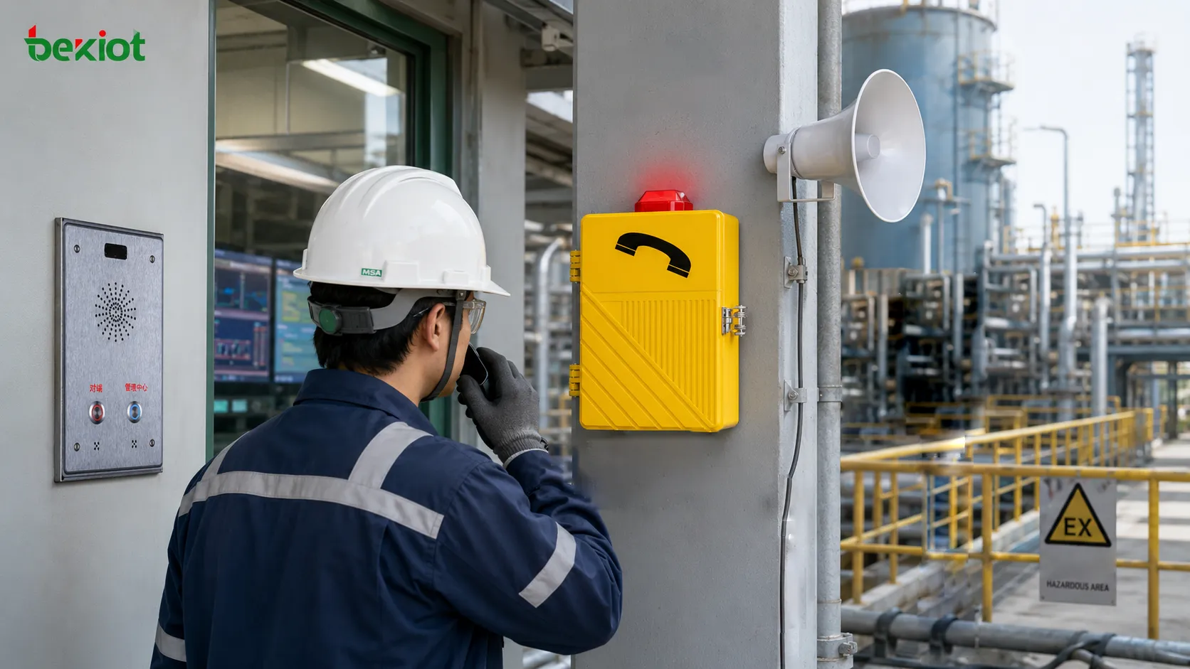 Interphones amplifiés antidéflagrants : cas d’utilisation et fonctions système