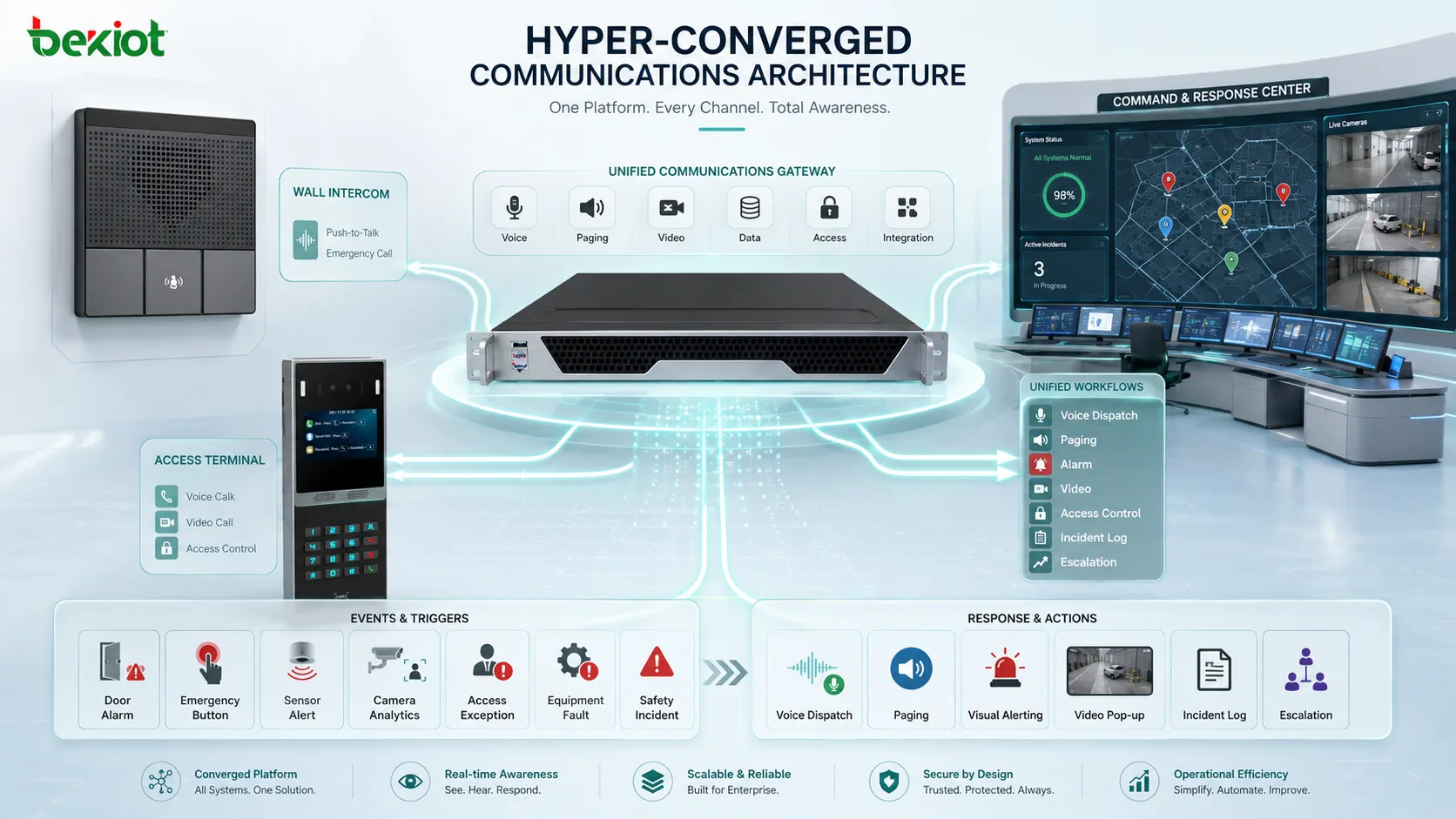 Communications hyperconvergées : fonctions clés et cas d’utilisation