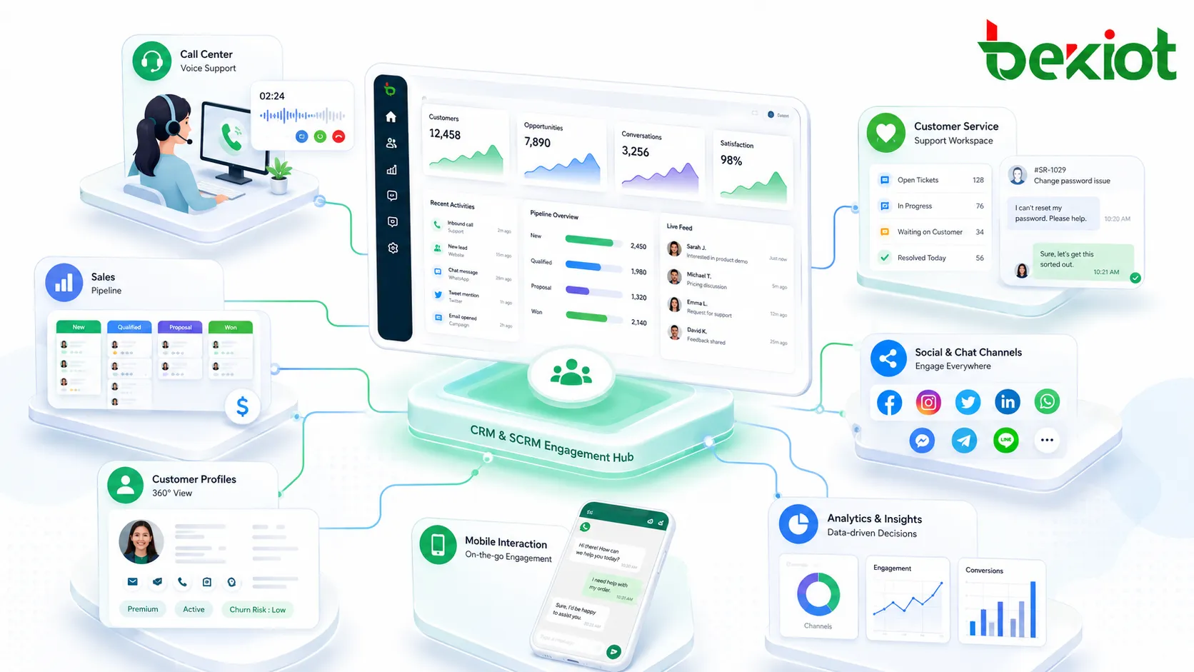 Que sont le CRM et le SCRM ?