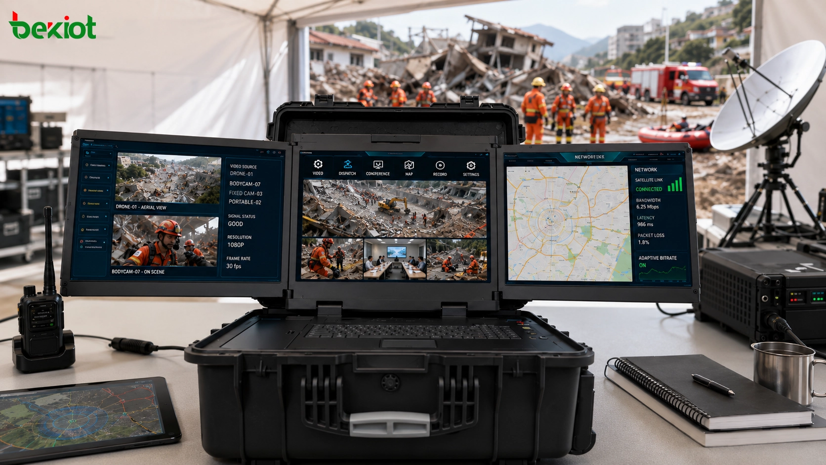 Comment un boîtier de commandement d’urgence peut-il améliorer la transmission vidéo dans les réseaux faibles ?