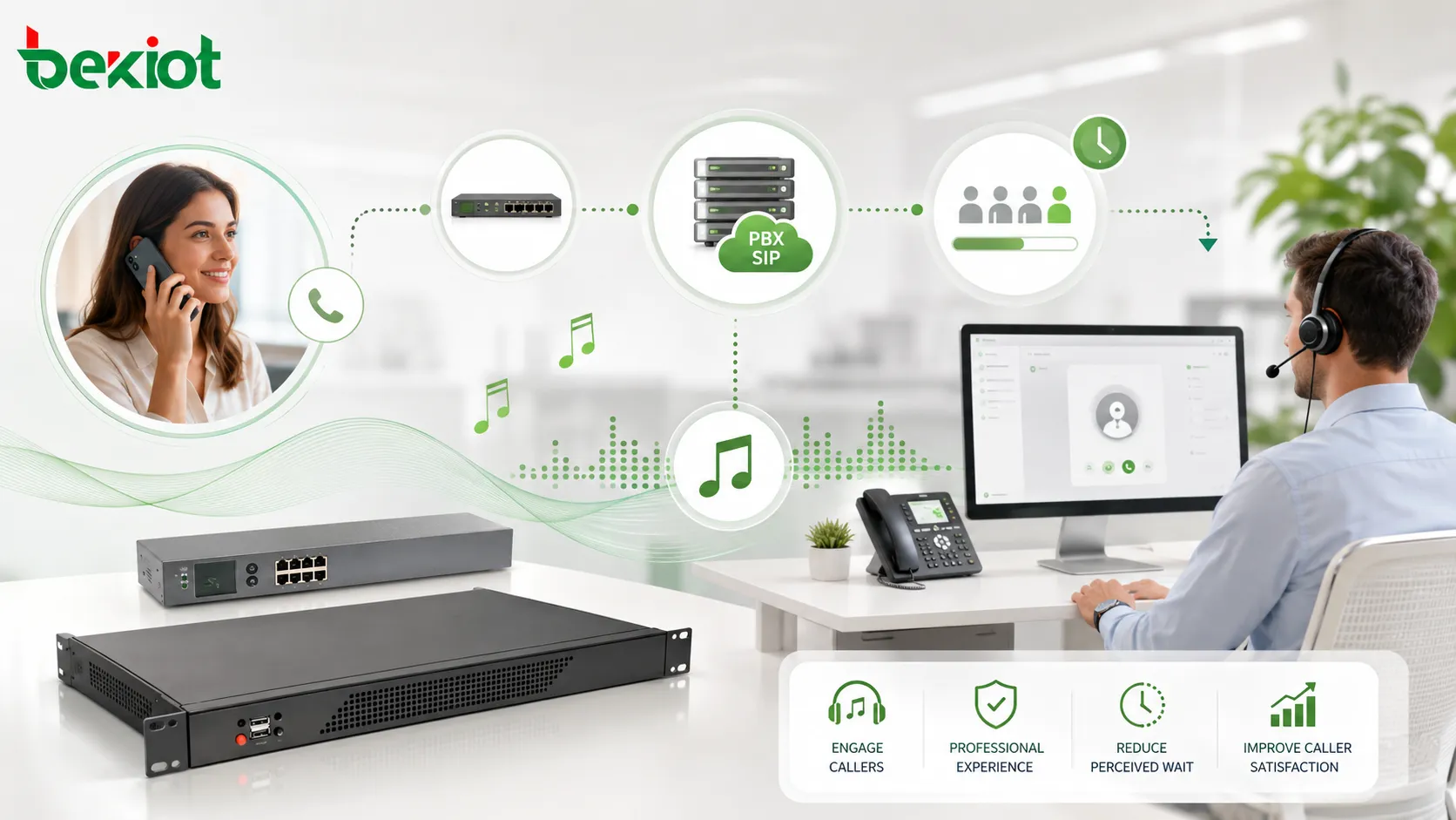 Qu’est-ce que la musique d’attente (MOH) ? Configuration courante PBX et SIP
