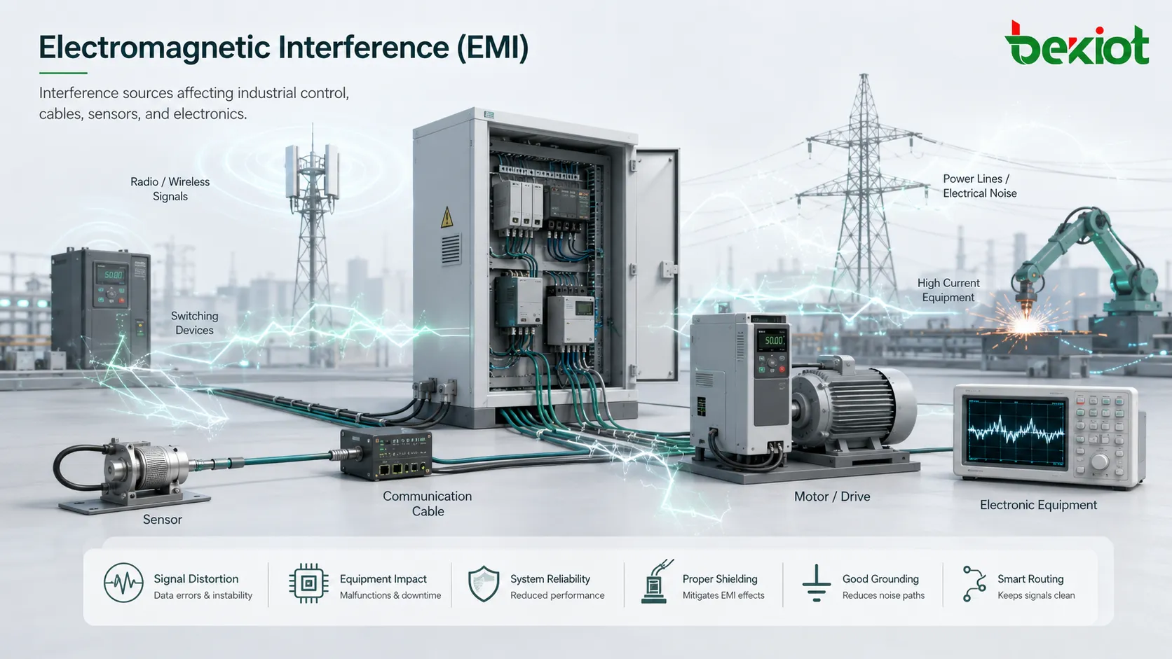 Qu’est-ce que l’interférence électromagnétique (EMI) ? Normes et niveaux de protection