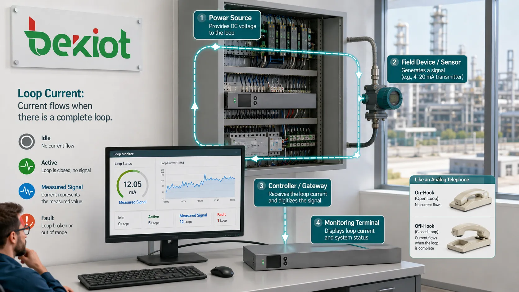 Quels points surveiller lors de la maintenance quotidienne du Loop Current?