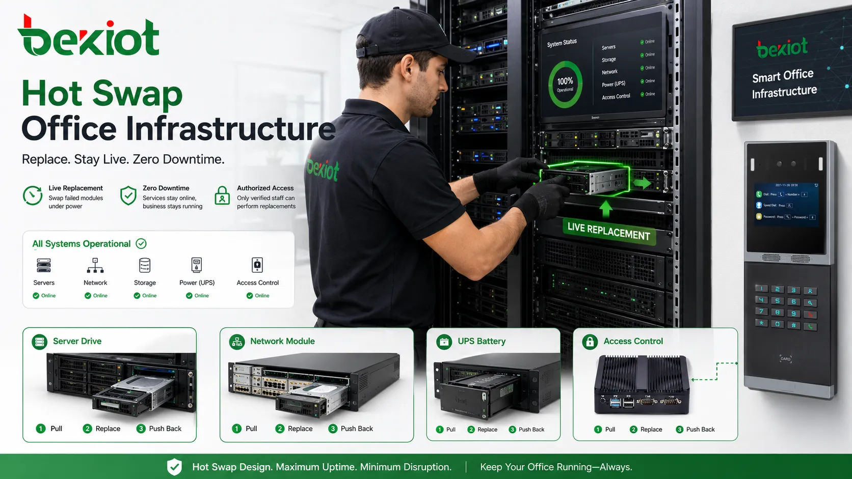 Guide d’application multidomaine du hot swap au bureau