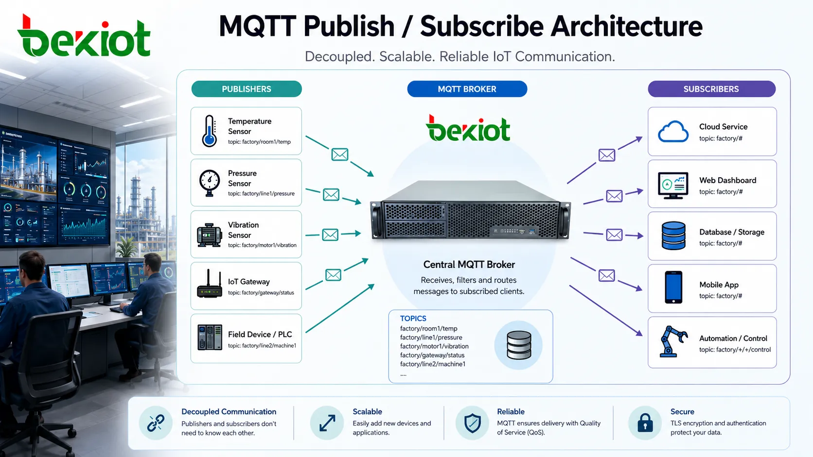 Analyse du principe de fonctionnement de MQTT