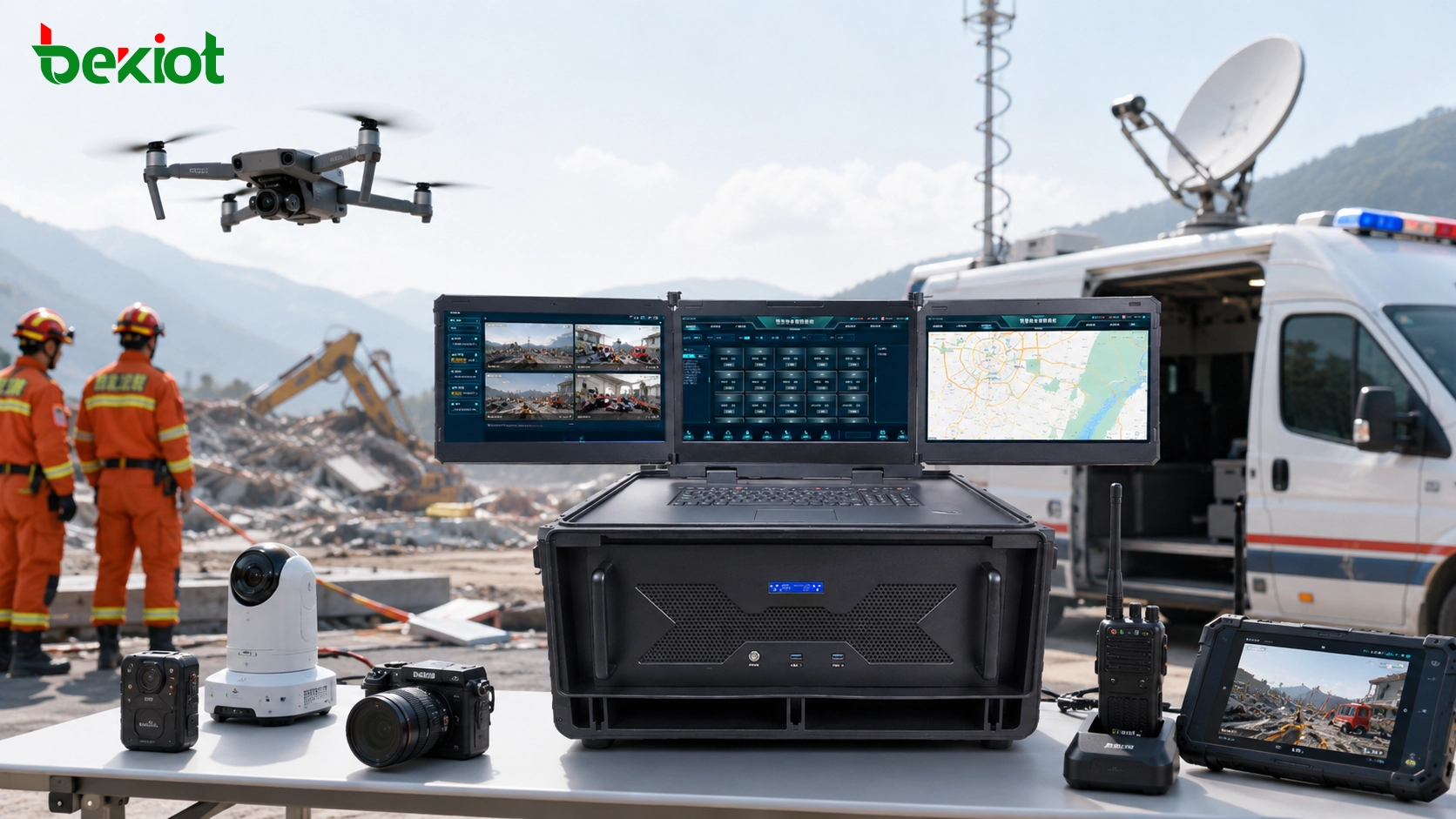 Capacités Vidéo des Boîtes de Commandement d'Urgence : Guide de Solution pour la Réponse sur le Terrain