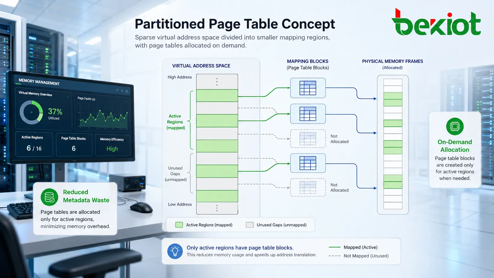 Introduction aux fonctions et à la valeur système de la table des pages partitionnée