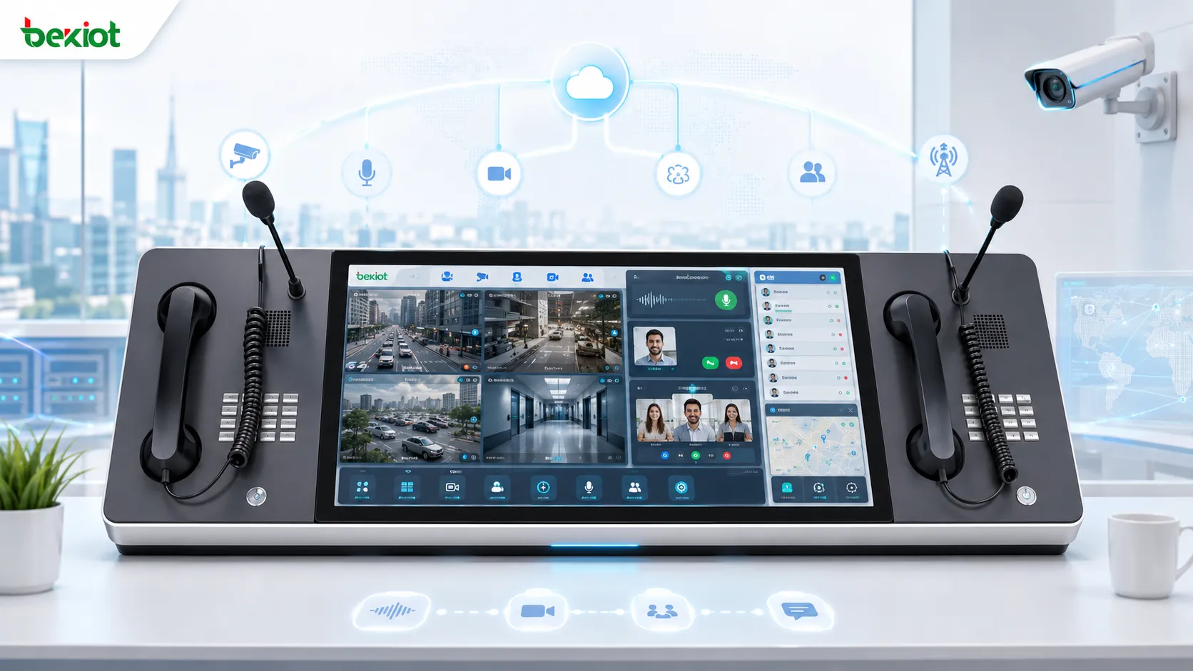Solution d'intégration vidéo pour console de répartition WebRTC