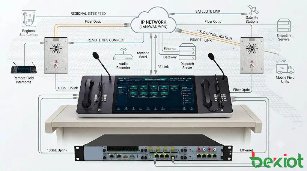 Système de dispatch radio sur IP : architecture, fonctions et applications industrielles