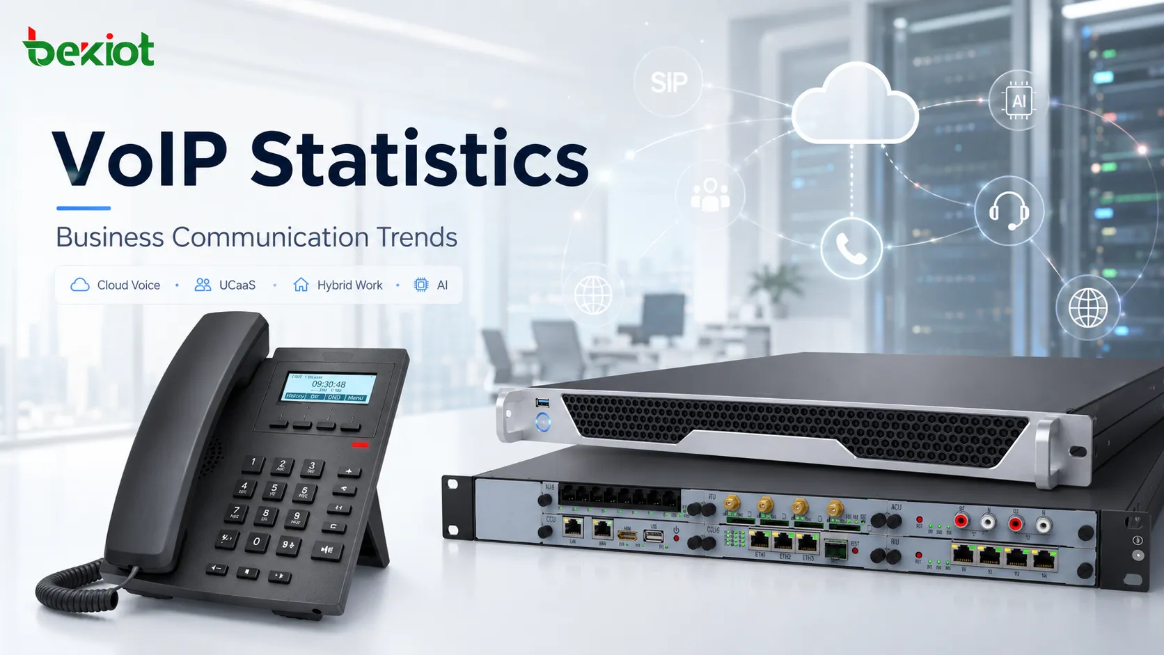 Dernières statistiques VoIP et analyse des tendances de communication d’entreprise