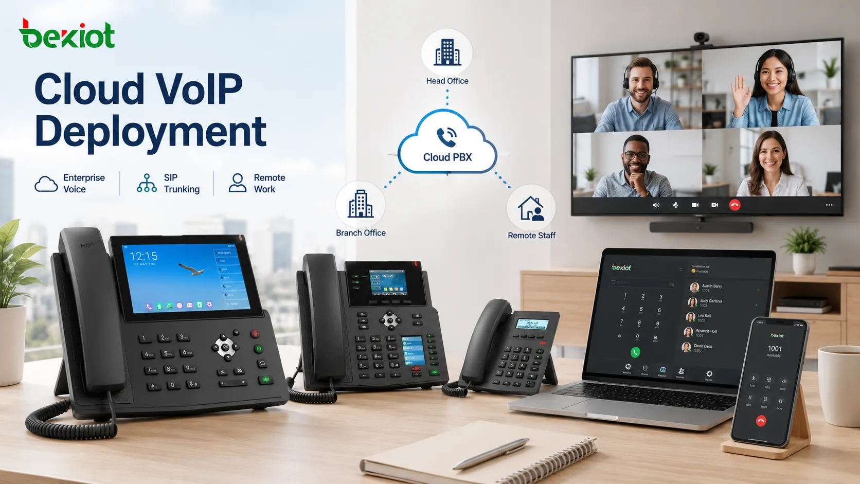 Demande régionale du marché des téléphones VoIP en Amérique du Nord, Europe, Asie-Pacifique, Amérique latine, Moyen-Orient et Afrique avec facteurs d’adoption en entreprise