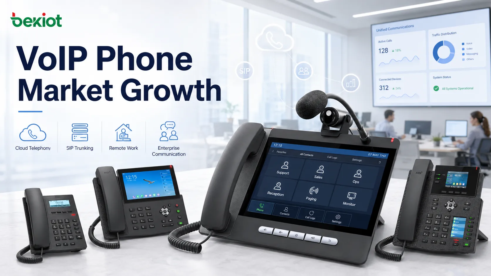 Pourquoi le marché des téléphones VoIP progresse-t-il dans les entreprises modernes ?