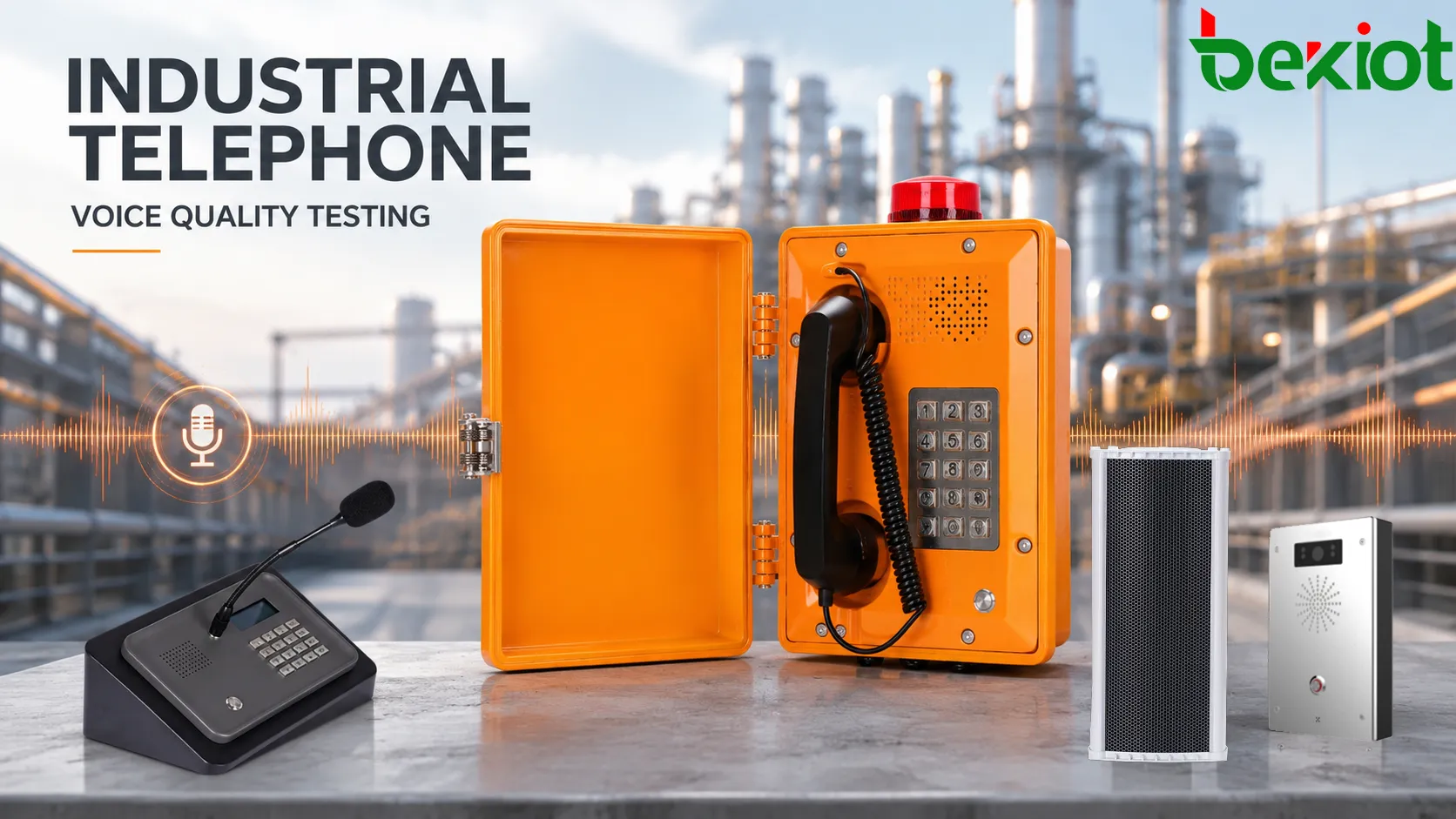 Comment réaliser des essais de qualité vocale sur des téléphones industriels ?