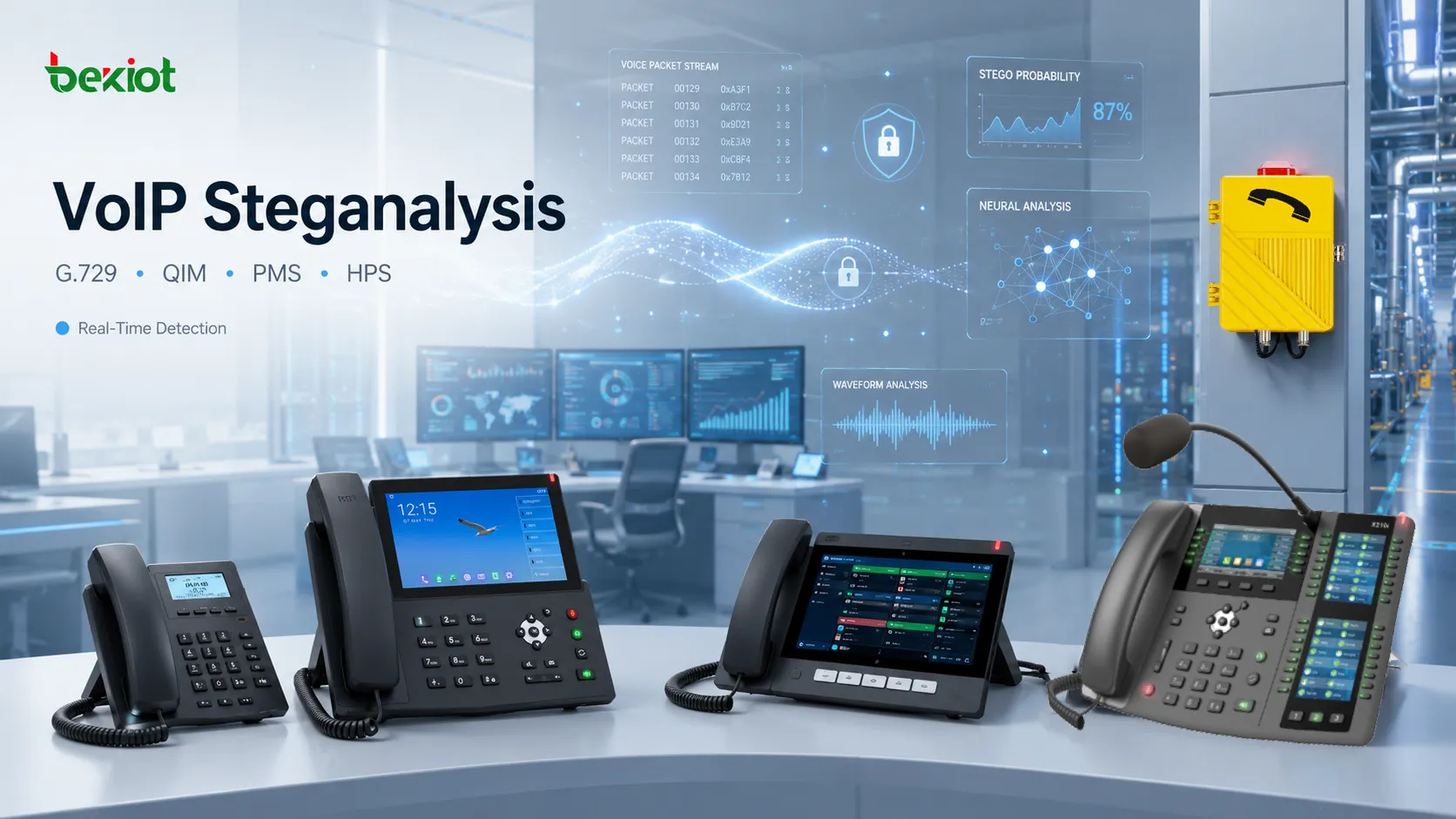 Comment détecter des données cachées dans les flux VoIP ?
