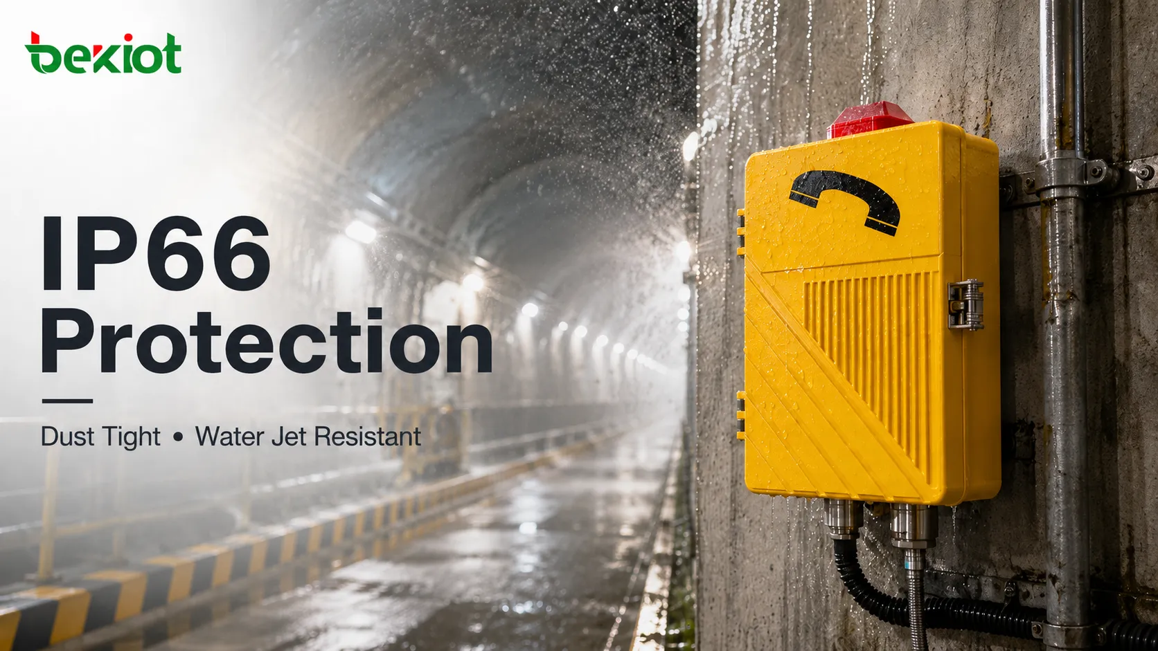 À quels environnements extrêmes le niveau de protection IP66 correspond-il ?