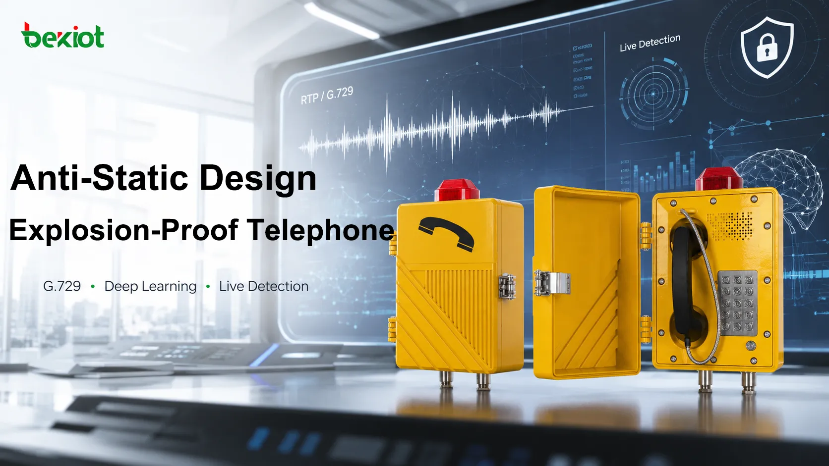 Quel est le principe de conception antistatique d’un téléphone antidéflagrant ?