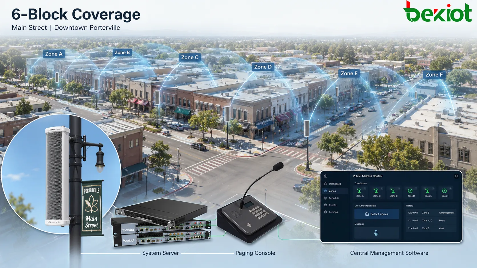 Downtown Porterville public address system planned for Main Street events and civic announcements