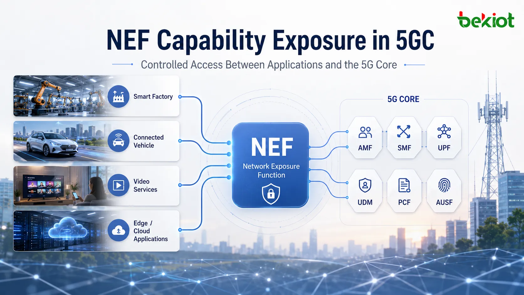 Comment le NEF expose les capacités réseau dans le 5GC