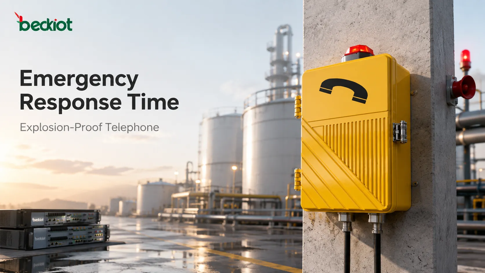 Analyse du temps de réponse d’urgence des téléphones antidéflagrants