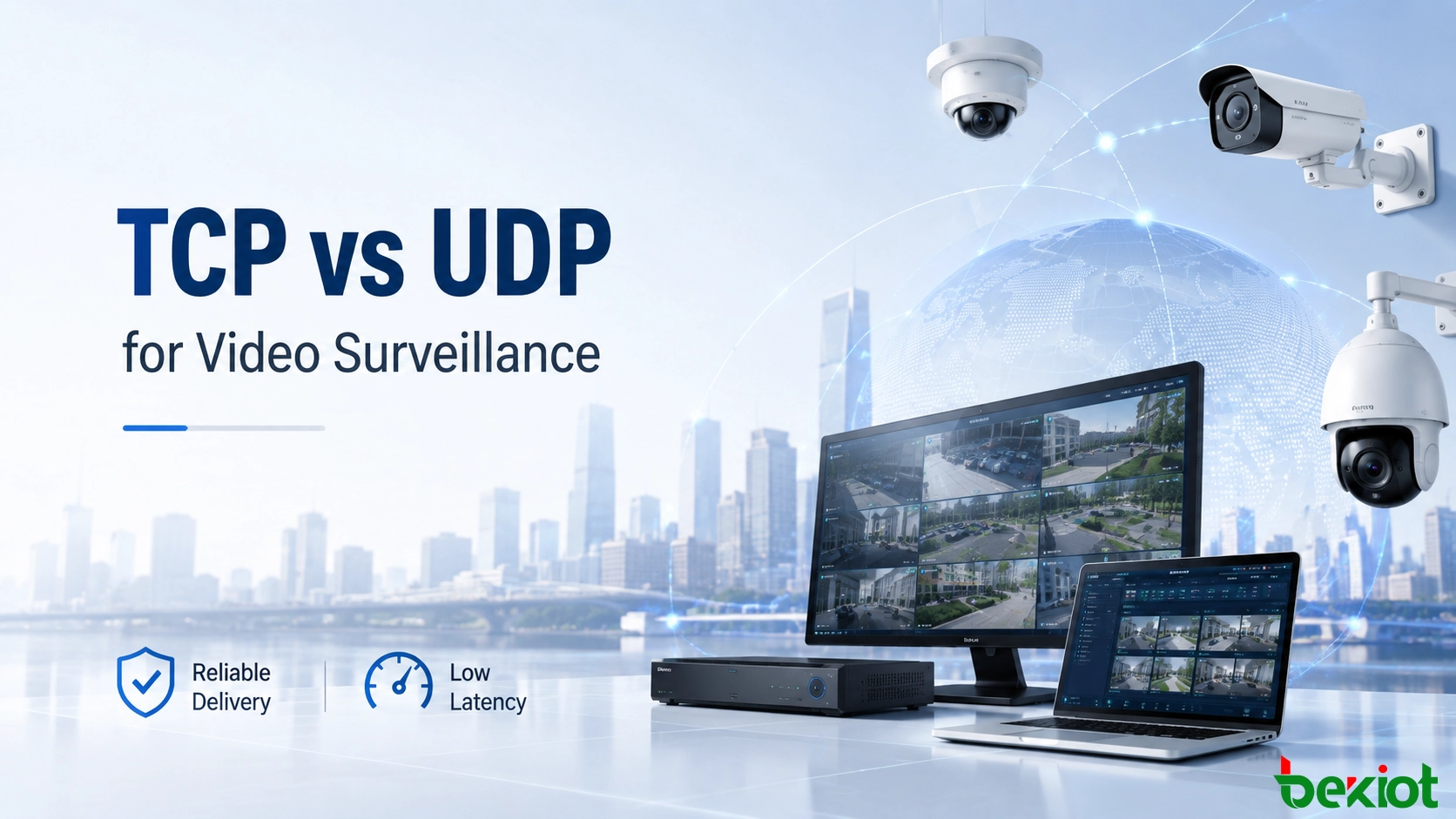 TCP vs. UDP pour les caméras de vidéosurveillance : lequel utiliser ?