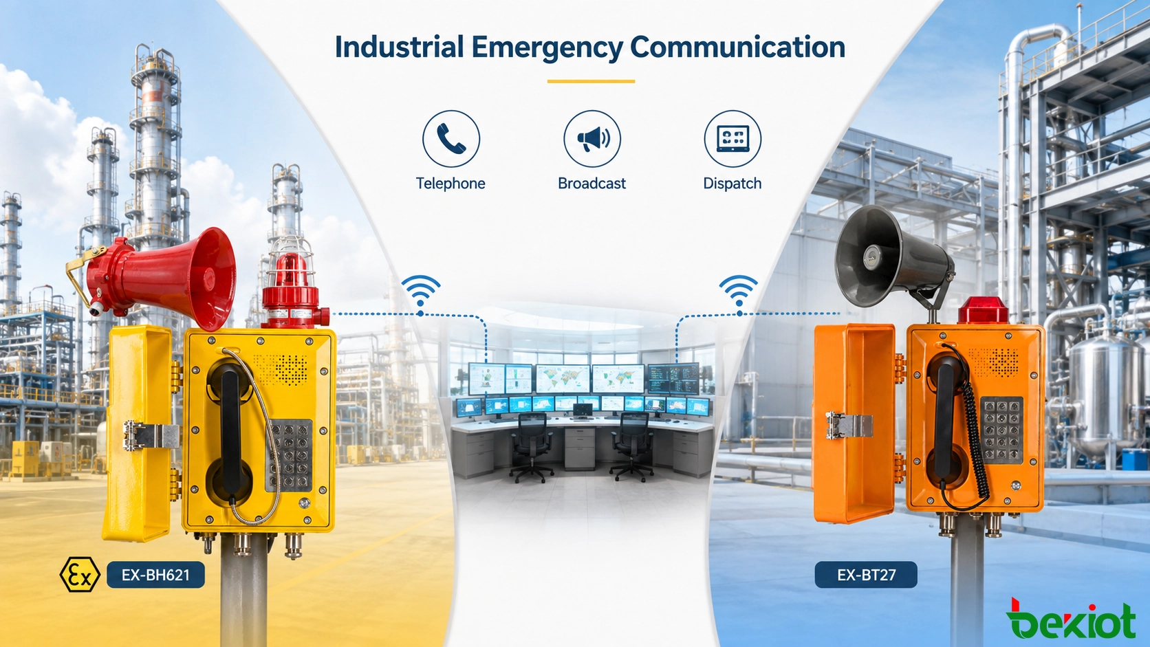 Comparaison entre un téléphone antidéflagrant pour zones industrielles dangereuses et un téléphone étanche pour environnements extérieurs difficiles