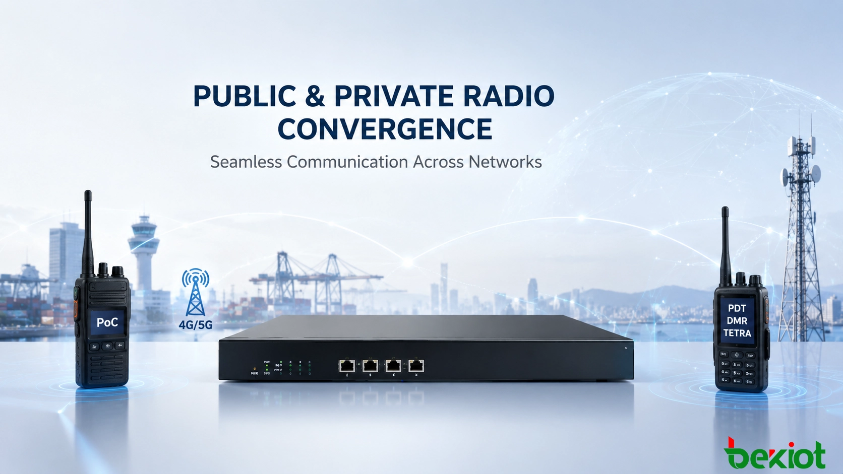 Convergence des réseaux radio publics et privés : une solution d'intégration pratique