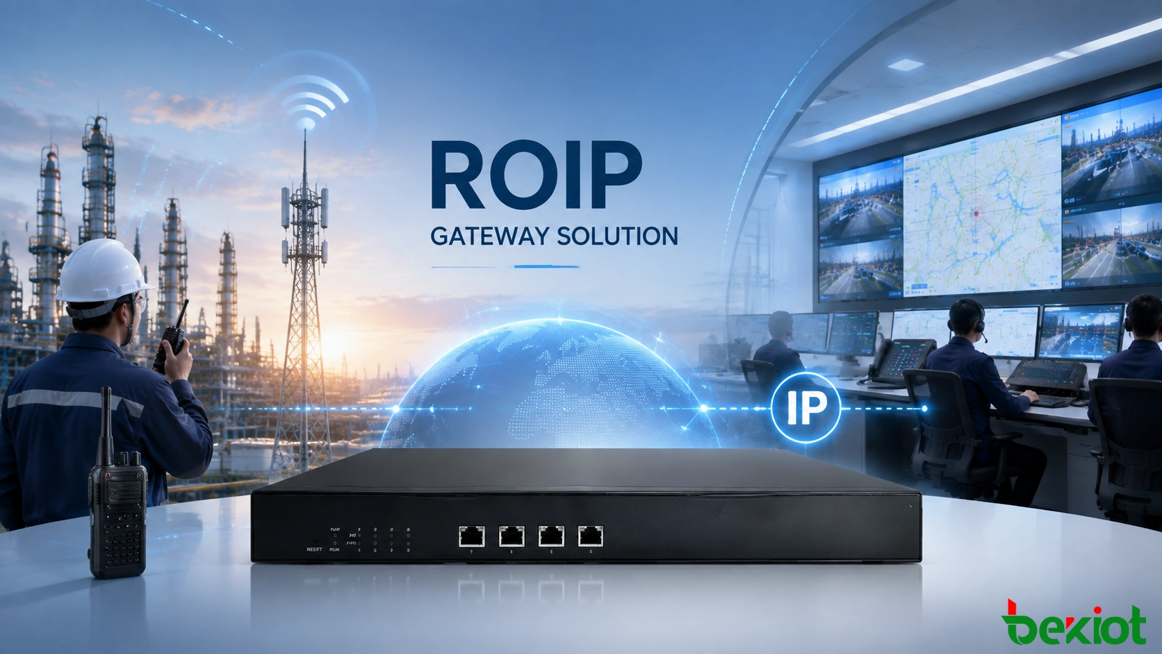 Comment construire un système de communication par passerelle ROIP pour des réseaux radio et IP unifiés